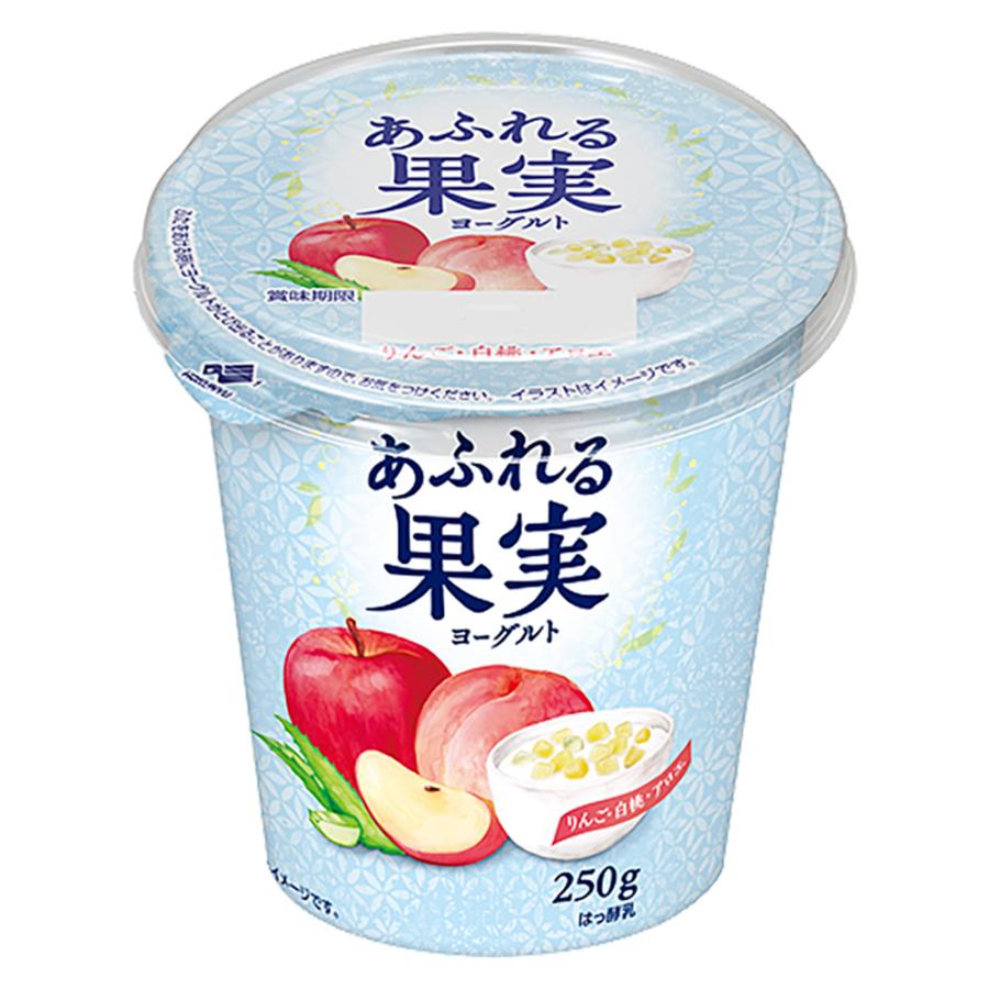 北海道乳業 [冷蔵] あふれる果実ヨーグルト 250g×6個 : Smile Spoon
