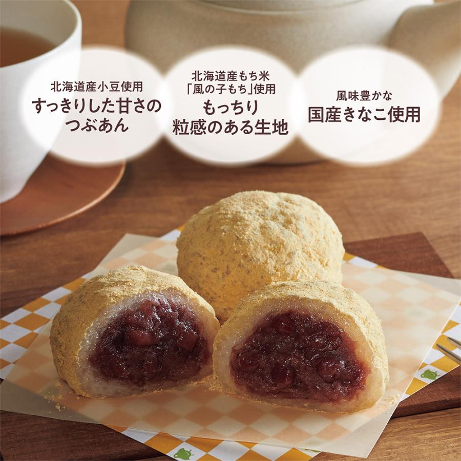 井村屋（imuraya） [冷凍] 4コ入 きなこおはぎ（つぶあん） 204g×6袋