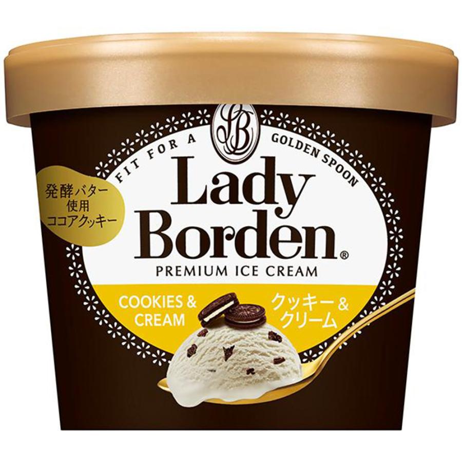 アイレディース　Bクリーム 6個 ロッテ（LOTTE） [アイス] レディーボーデンミニカップクッキー