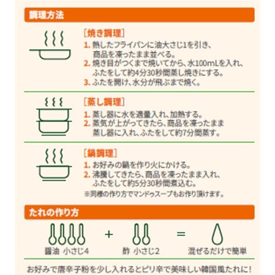 [冷凍] CJ FOODS JAPAN bibigo 王マンドゥ肉＆野菜 630g×12袋_4