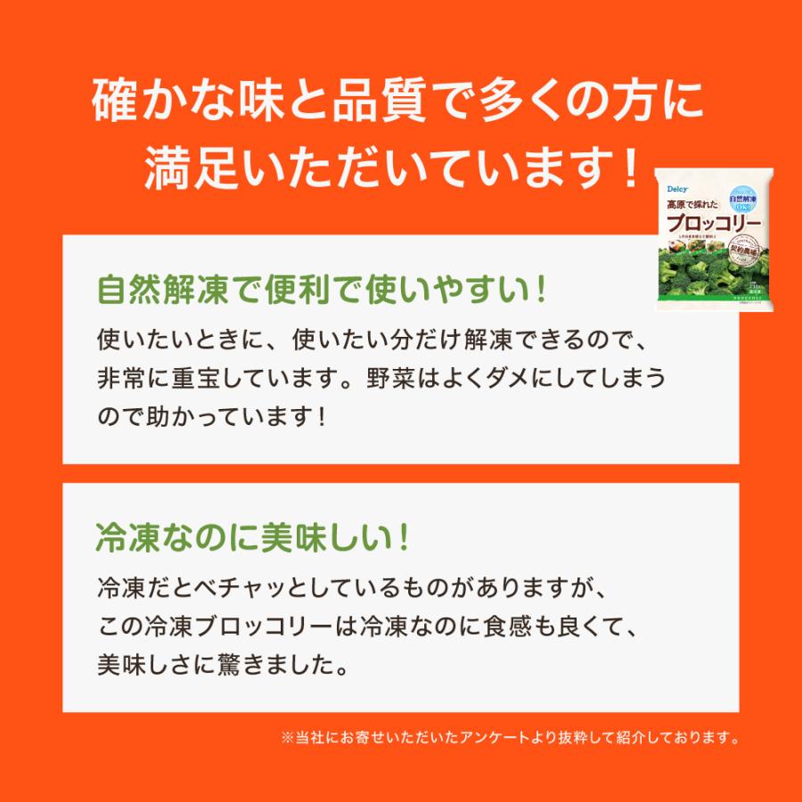 [冷凍] Delcy 高原で採れた ブロッコリー 230g×1袋 | Delcy | 11