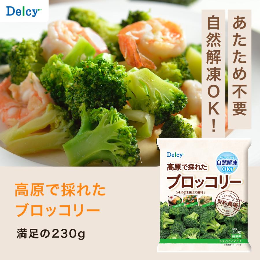 [冷凍] Delcy 高原で採れた ブロッコリー 230g×1袋 | Delcy | 01