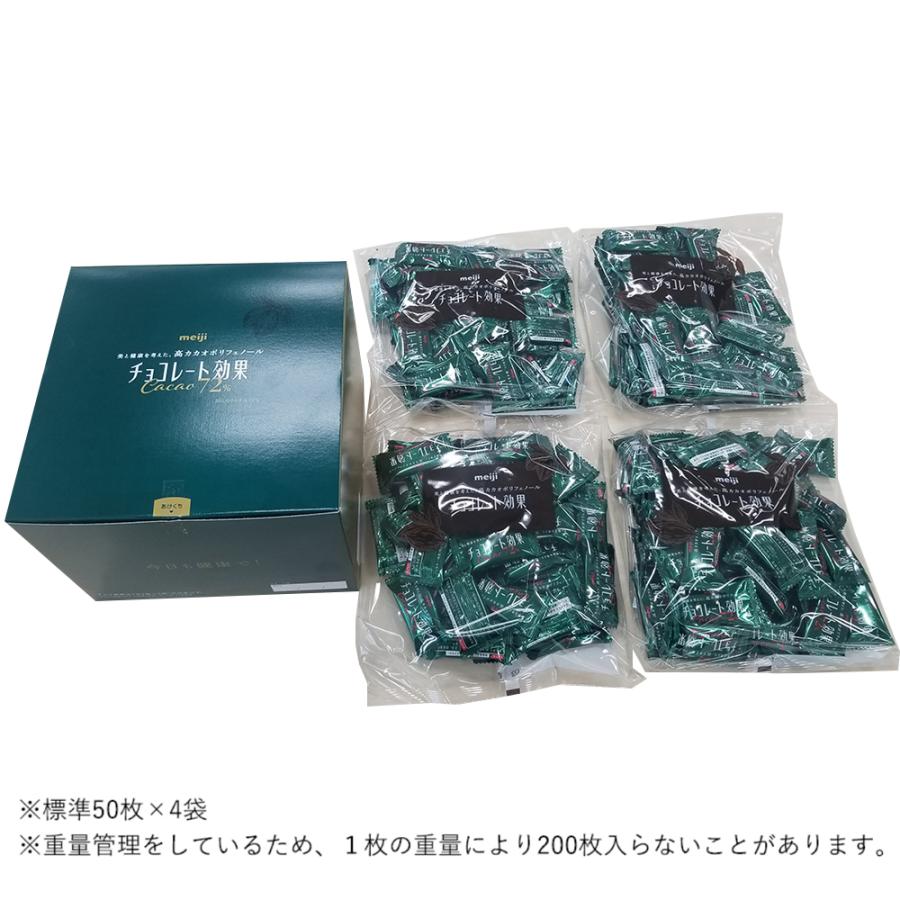 チョコレート効果 [冷蔵]明治 カカオ72% 大容量 1kg : Smile Spoon