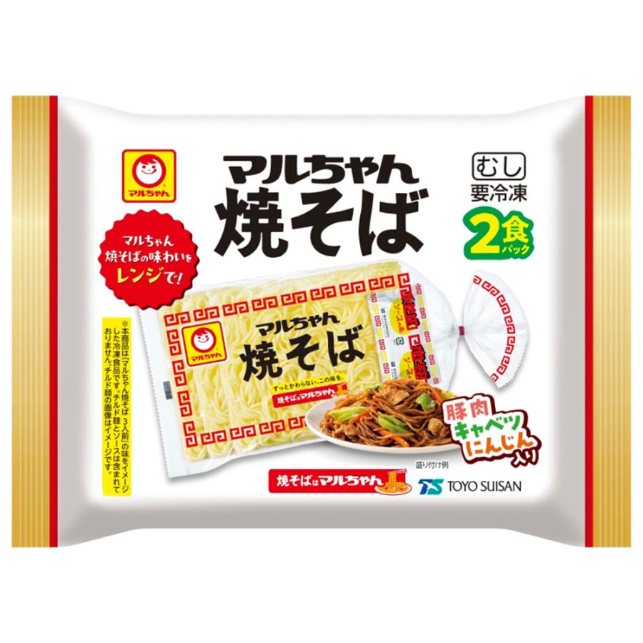 マルちゃん [冷凍] 東洋水産 マルちゃん焼そば 2食パック 440g : Smile