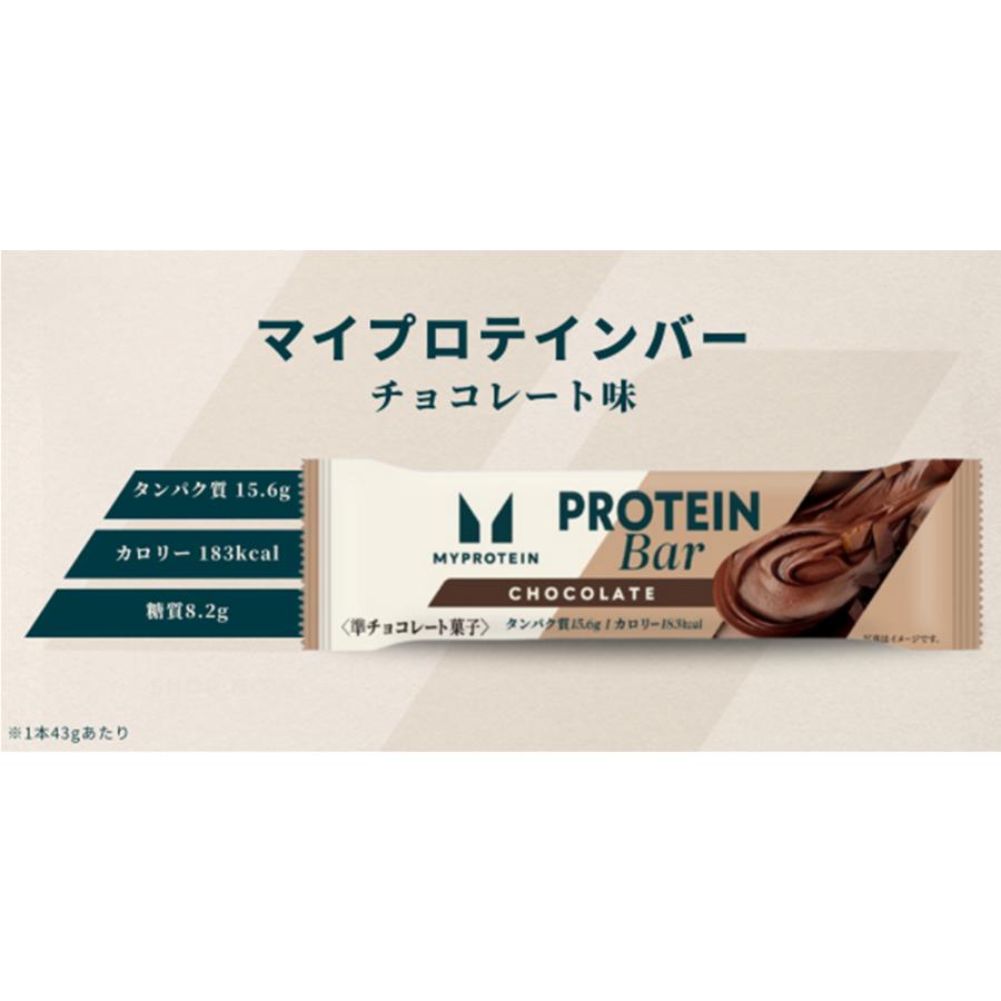 in BAR プロテイン [冷蔵]マイプロテインバーチョコレート味 43g×144本