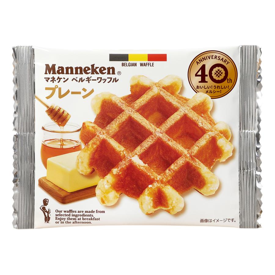 マネケン　ベルギーワッフル　まとめ売り　4種12個セット マネケン プレーンワッフル ×12個 : Smile Spoon - 通販 - Yahoo