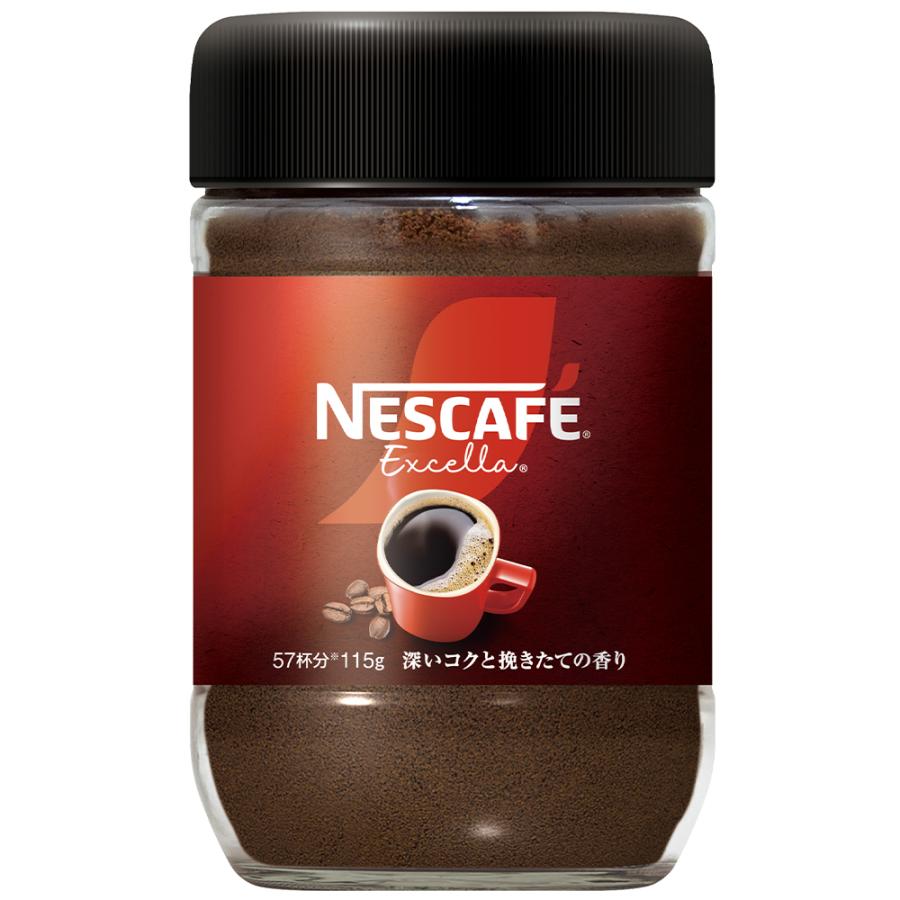 ネスレ NESCAFE ネスカフェ エクセラ コーヒー115g×12本 1ケース