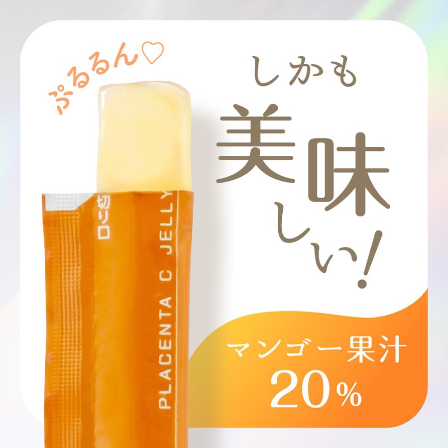 【訳あり20％OFF】 アース製薬 1ヵ月たっぷりうるおうプラセンタCゼリー マンゴー味 310g×6個 【賞味期限2027年08月31日】_7