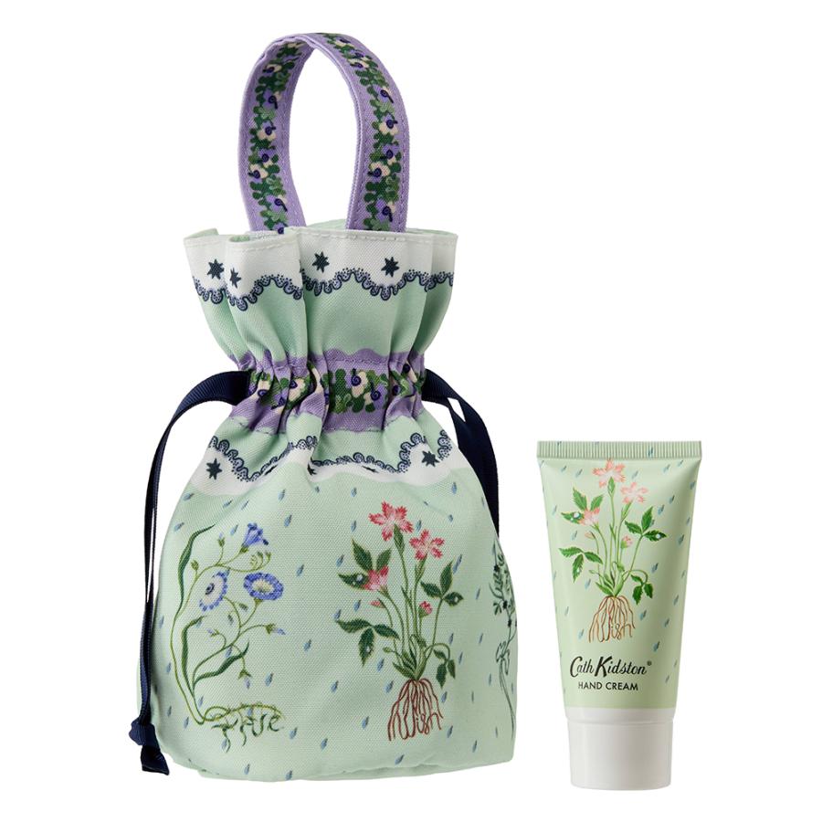 10％OFF】 キャスキッドソン ハンドクリーム＆巾着ポーチセット 50ml×3