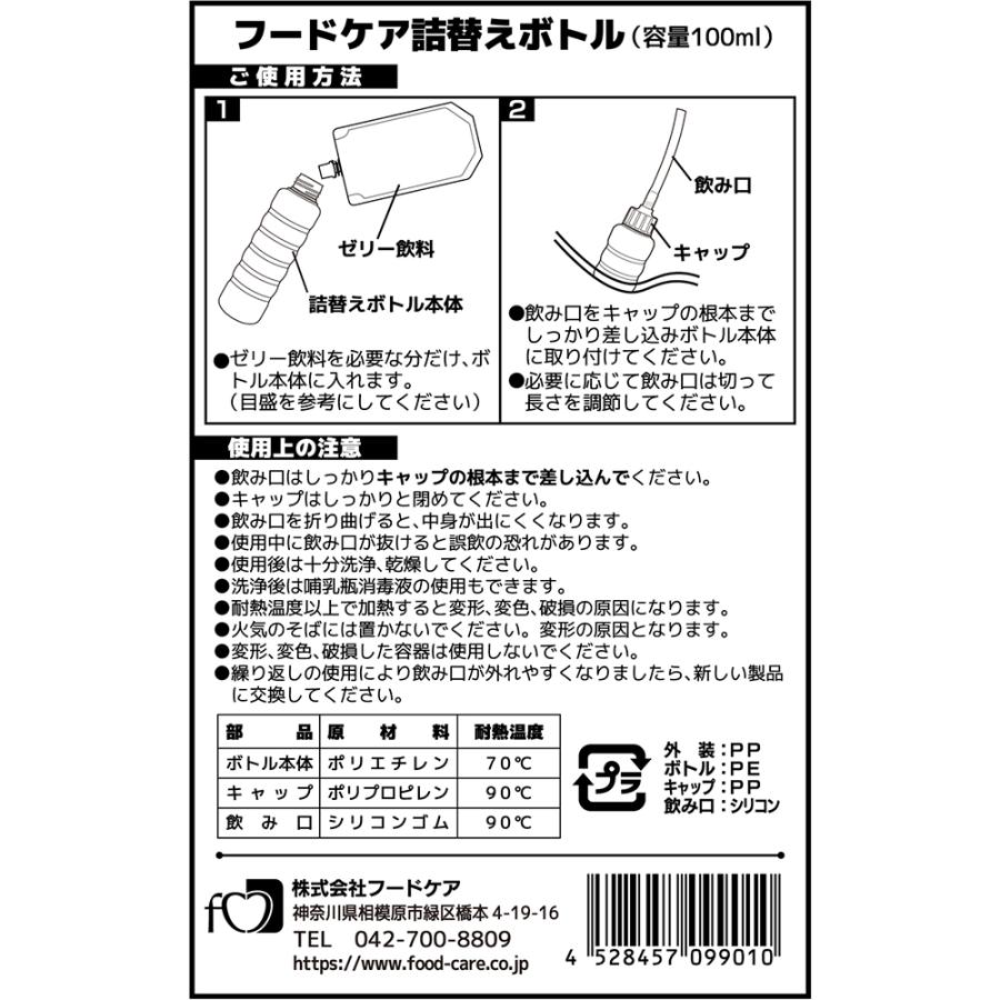 【20％OFF】 フードケア フードケア詰替えボトル 2個入×48個の画像