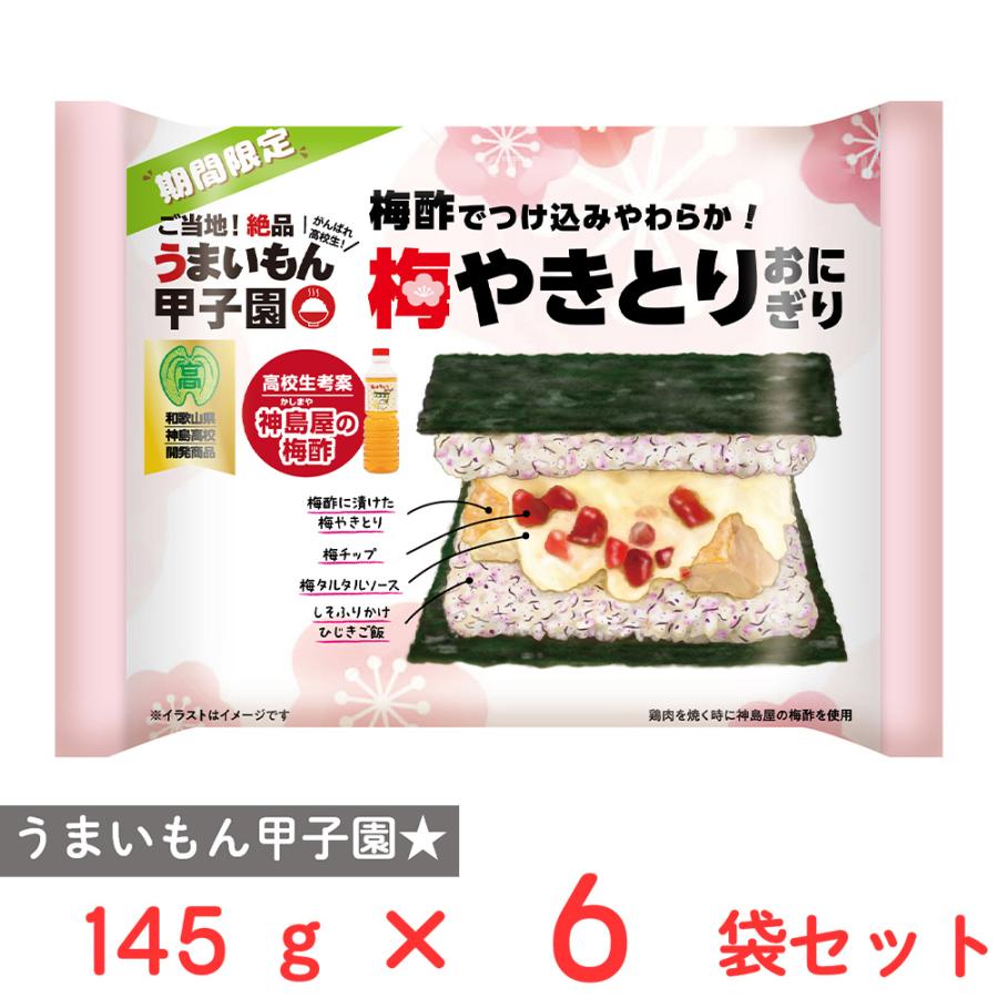 おにぎり出品 冷凍] 日本アクセス 梅やきとりおにぎり 145g×6袋 : Smile Spoon