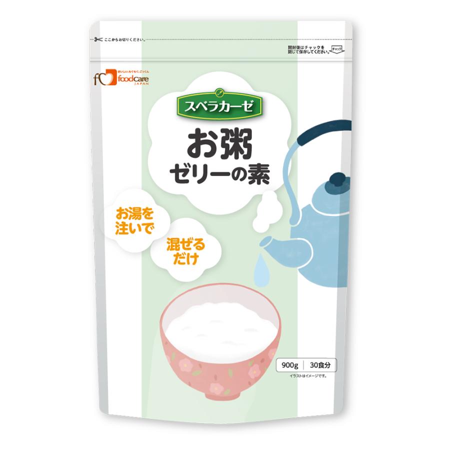 フードケア スベラカーゼ お粥ゼリーの素 900g×8個 : Smile Spoon