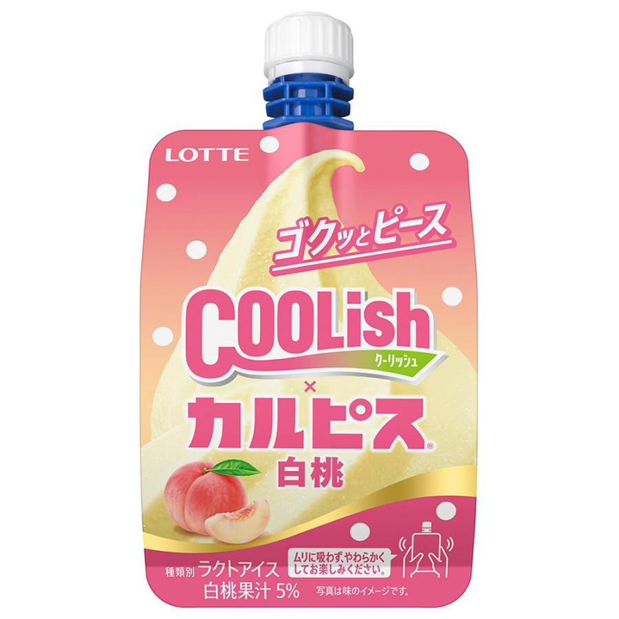 ロッテ（LOTTE） [アイス] クーリッシュ×カルピス(R)白桃 135ml×4個