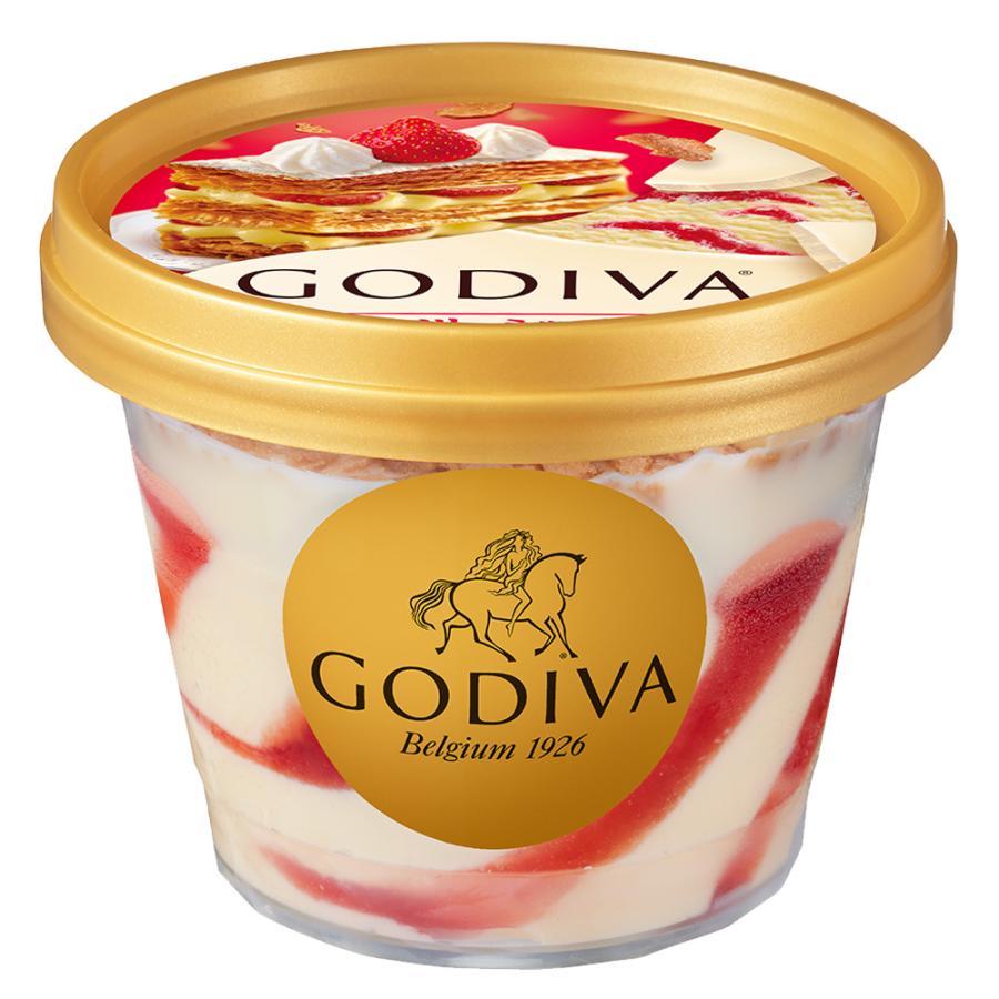 ゴディバ（GODIVA） [アイス] ストロベリーミルフィーユ 90ml×6個