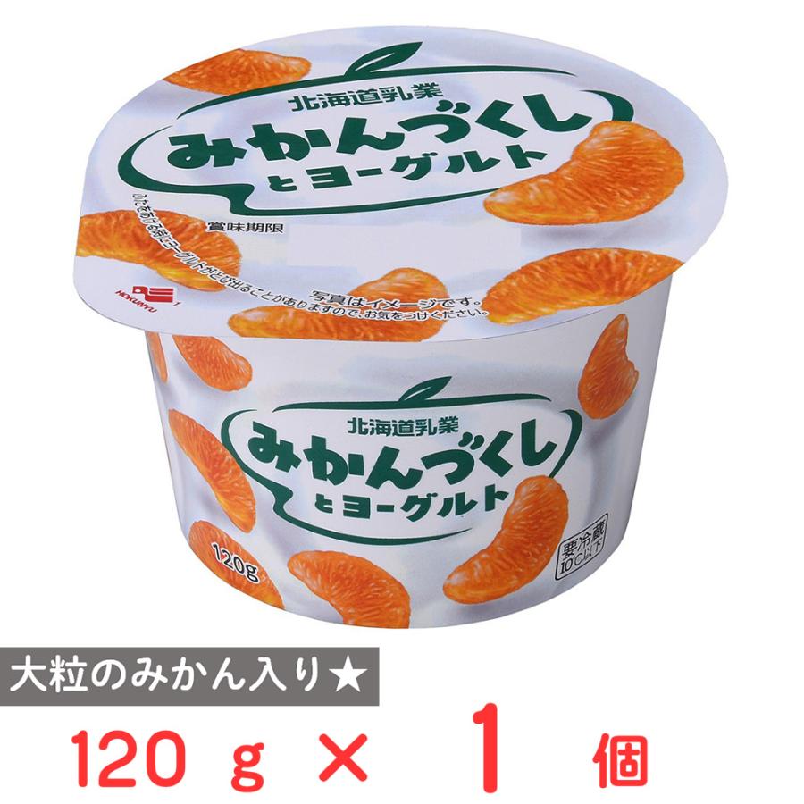 北海道乳業 [冷蔵] みかんづくしとヨーグルト 120g : Smile Spoon