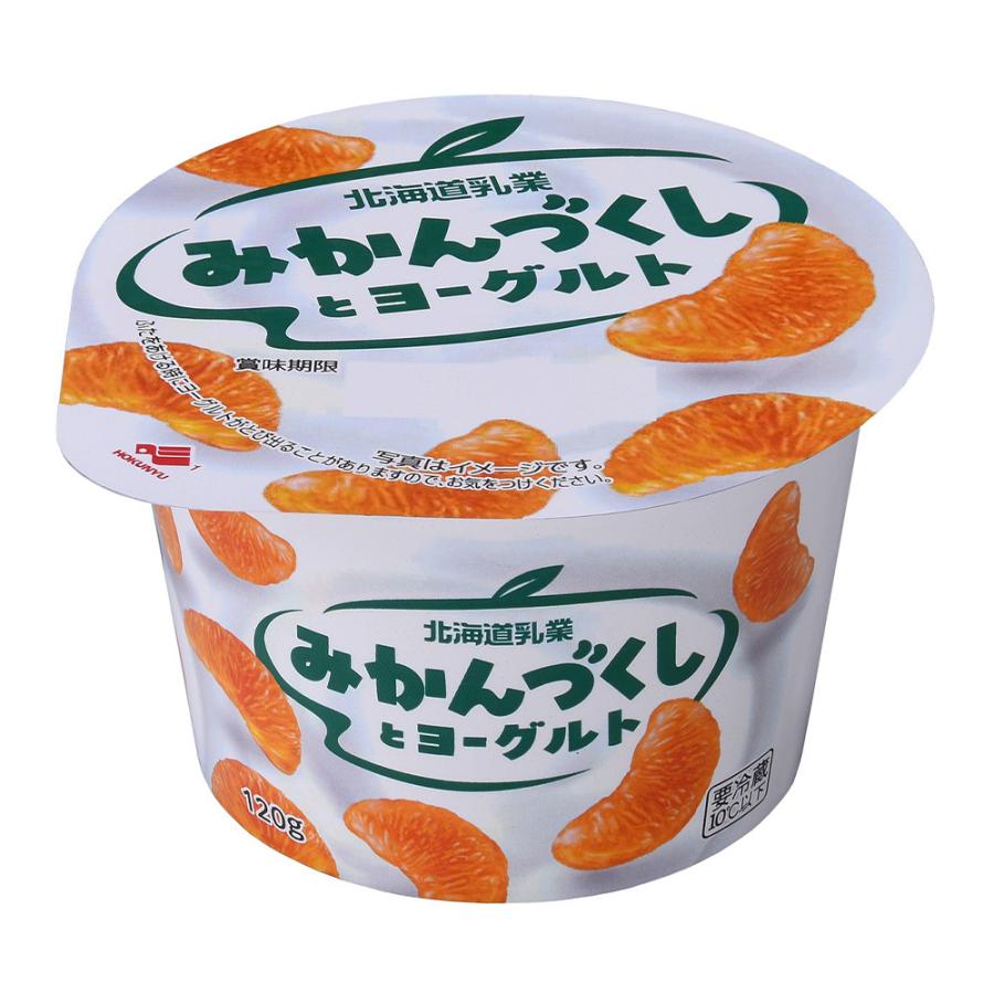 北海道乳業 [冷蔵] みかんづくしとヨーグルト 120g : Smile Spoon