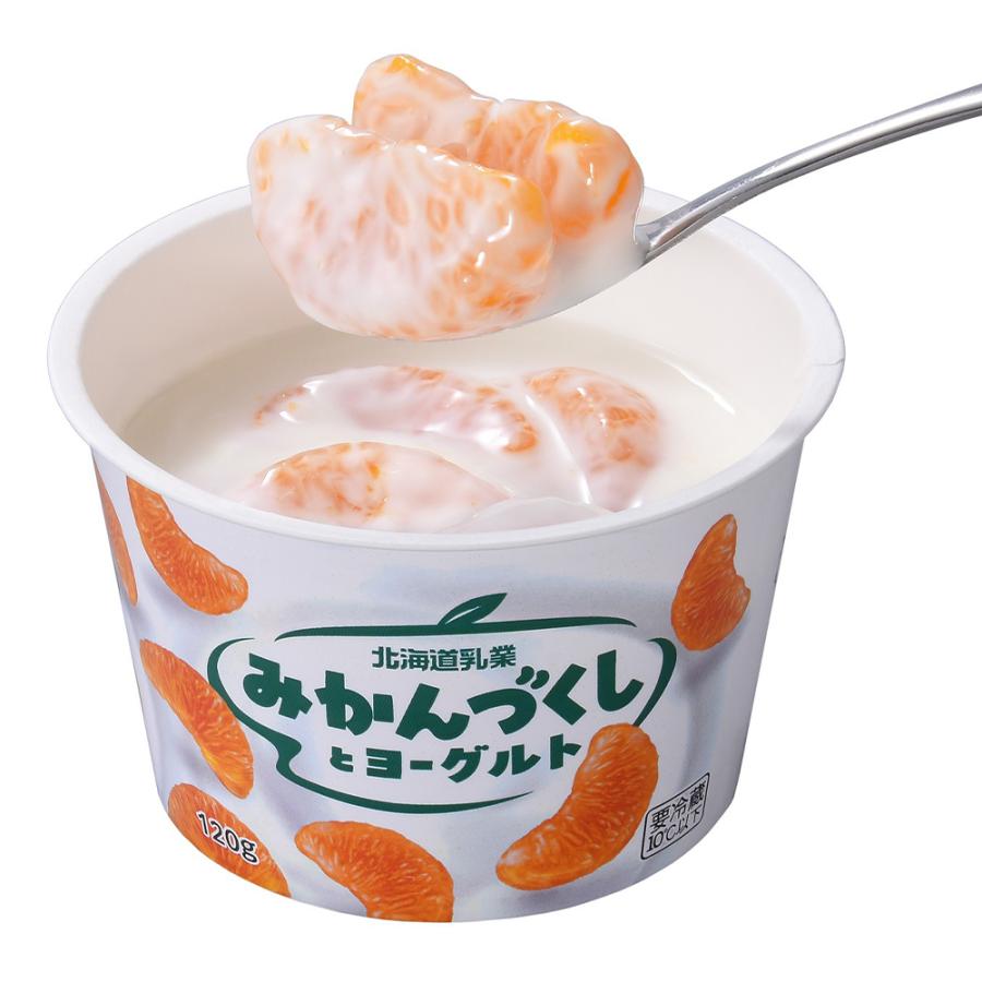 北海道乳業 [冷蔵] みかんづくしとヨーグルト 120g : Smile Spoon