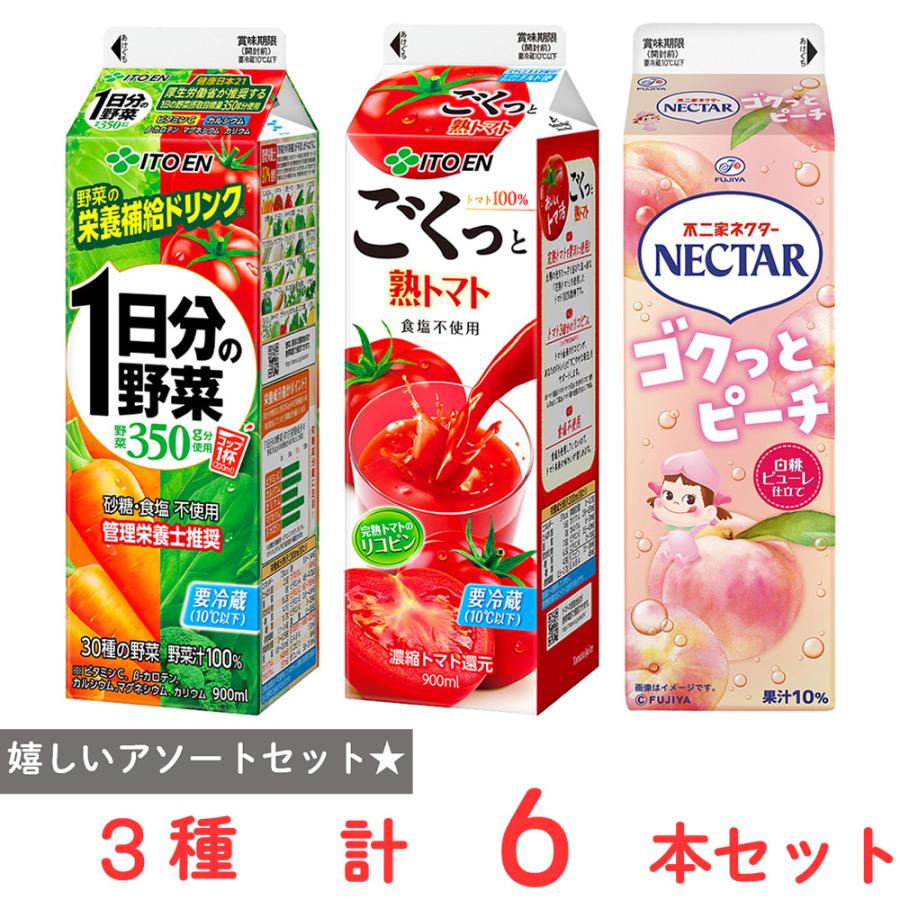 冷蔵] 伊藤園 1日分の野菜 熟トマト ネクター チルド飲料 紙パック