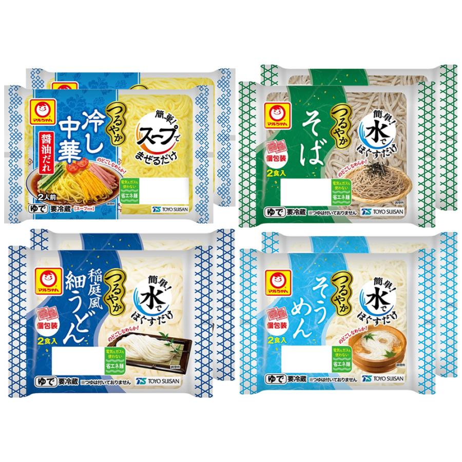 東洋水産 [冷蔵] つるやか 水でほぐすだけ そば 稲庭うどん そうめん