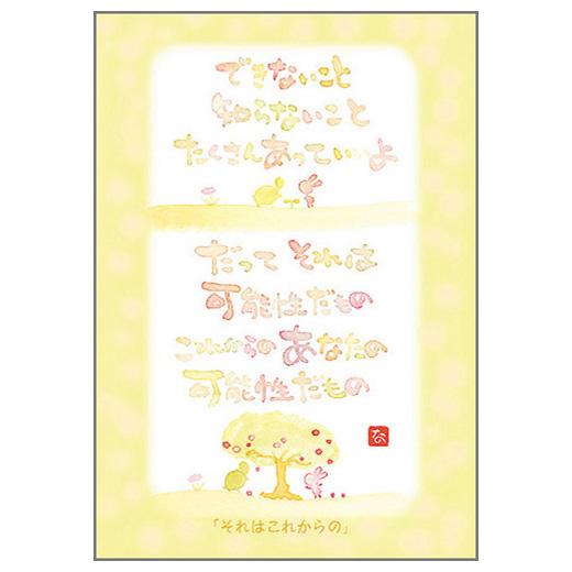 SN-018 澤田直見 ポストカード それはこれからの 【追跡可能メール便可