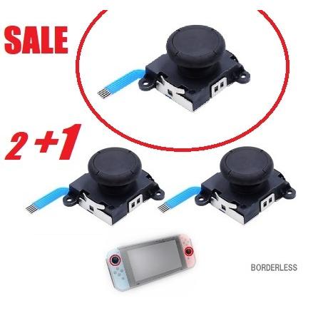 60 以上節約 Nintendo Switch スイッチ ジョイコン 修理 交換 アナログ スティック 不具合 故障 勝手に動く 症状に 黒２ １個セット 計3ヶ L R 説明書付き Discoversvg Com