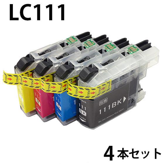 プリンターインク BR社 LC111 4色セット互換インクカートリッジ | 