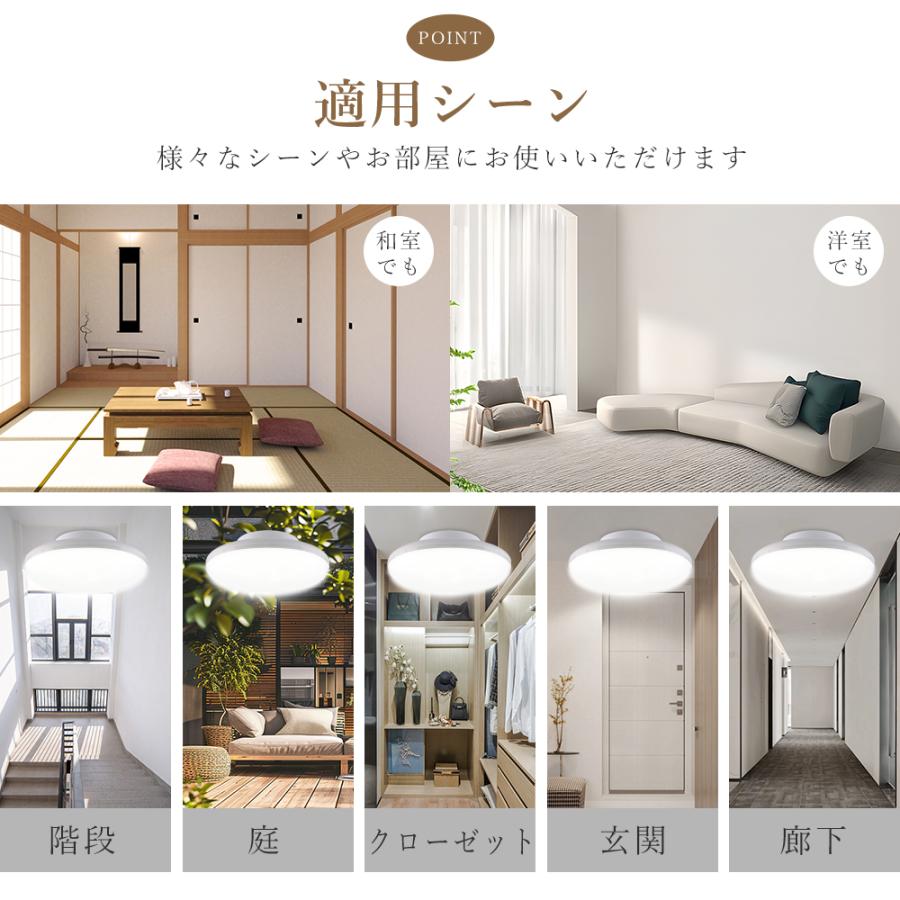 20個セット】 LED シーリングライト 人感センサー8畳 四色選択 小型