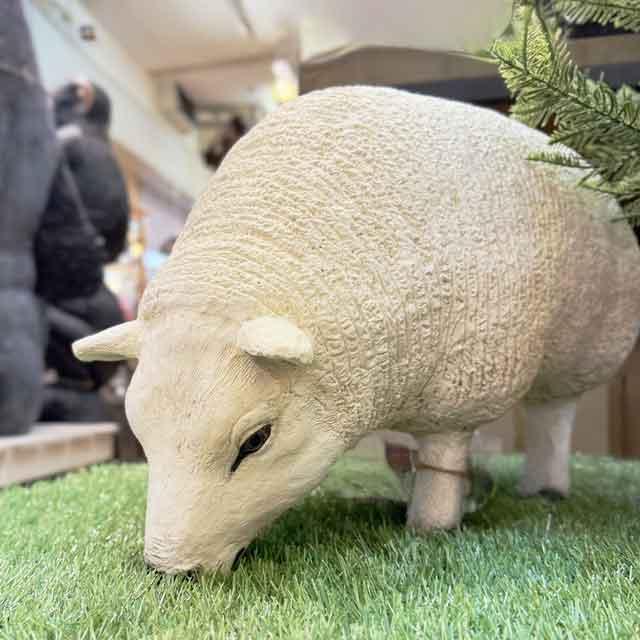 置物 オブジェ フィギュア ひつじ ヒツジ 羊 : SmileVillage - 通販