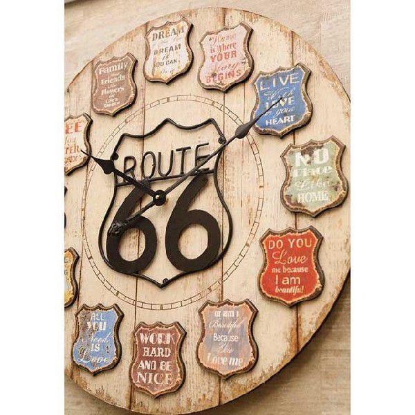 壁掛時計 アンティーククロック Route66 ルート66｜smilevillage｜02