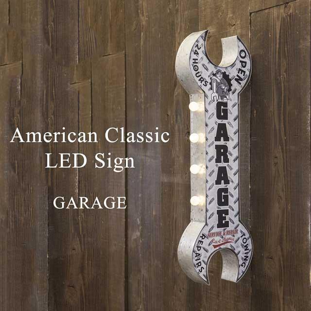 American Classic LED Sign GARAGE : SmileVillage - 通販 American Classic LED Sign GARAGE : SmileVillage - 通販
