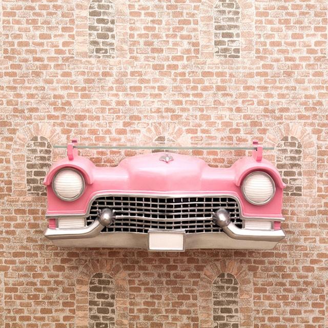 オールディーズ CAR HEADシェルフ PINK CAR｜smilevillage｜02