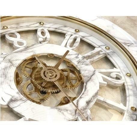 壁掛時計 ビクトリアンパレス ウォールクロック 大理石柄：ゼブラ