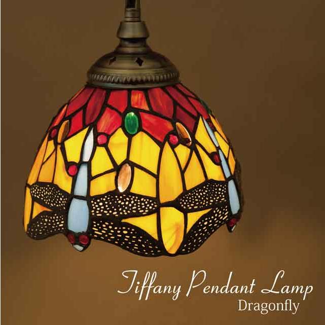 ティファニー ペンダントランプ トンボ（1灯）LED付属 : SmileVillage