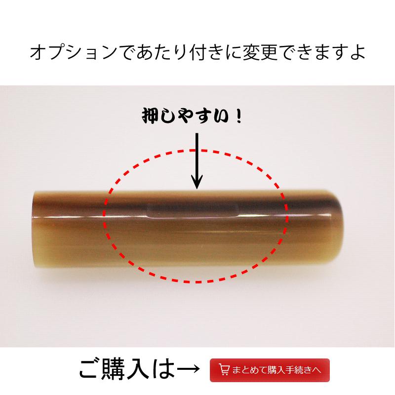 印鑑 作成 はんこケース付き オランダ水牛印鑑2本セット贈答セット10.5・１２・13.5・１５×６０ミリ ギフト のし/ 印鑑 印材 花紋 選べる 女性 男性｜smileweb｜07