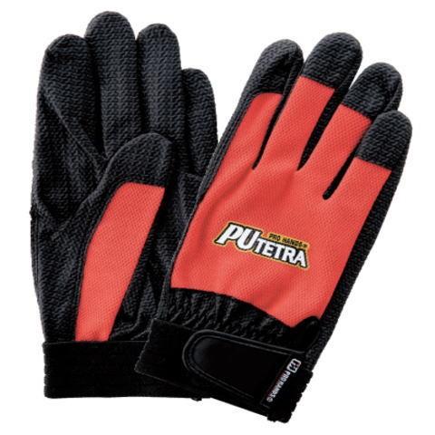 PUテトラ （10双） PUTETRA TE 007 国産PU手袋 電気工事 電設工業