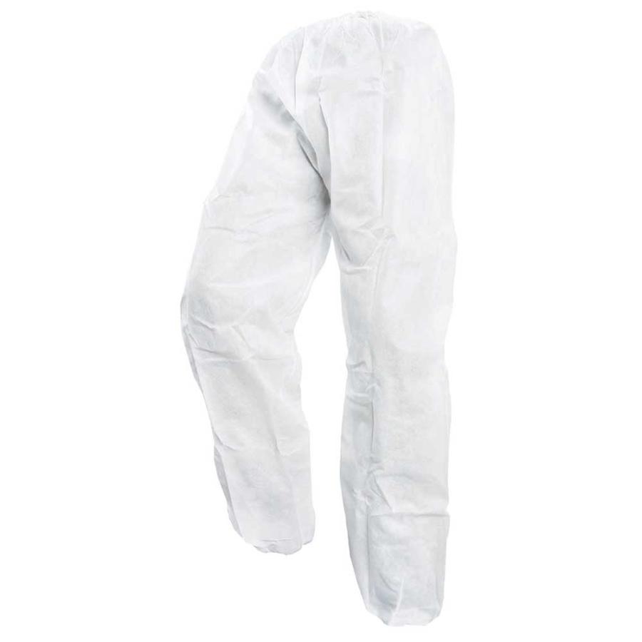 不織布ズボン1枚入（10枚） 使い捨てズボン 白衣 長ズボン ボトムス 塗装 frp 介護 清掃 巡回 点検 粉塵 解体 工事 食品工場 補修 除草 草刈 見学 | 