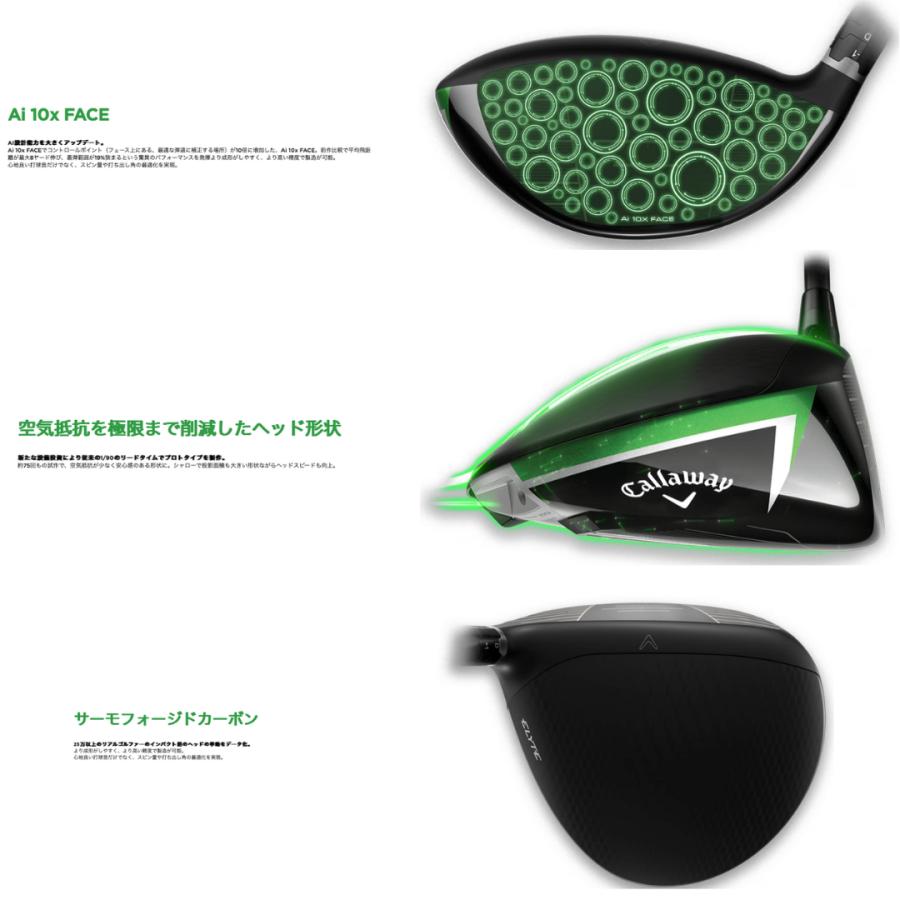 Callaway（キャロウェイ） 2025 エリートELYTE X ドライバー 10K 
