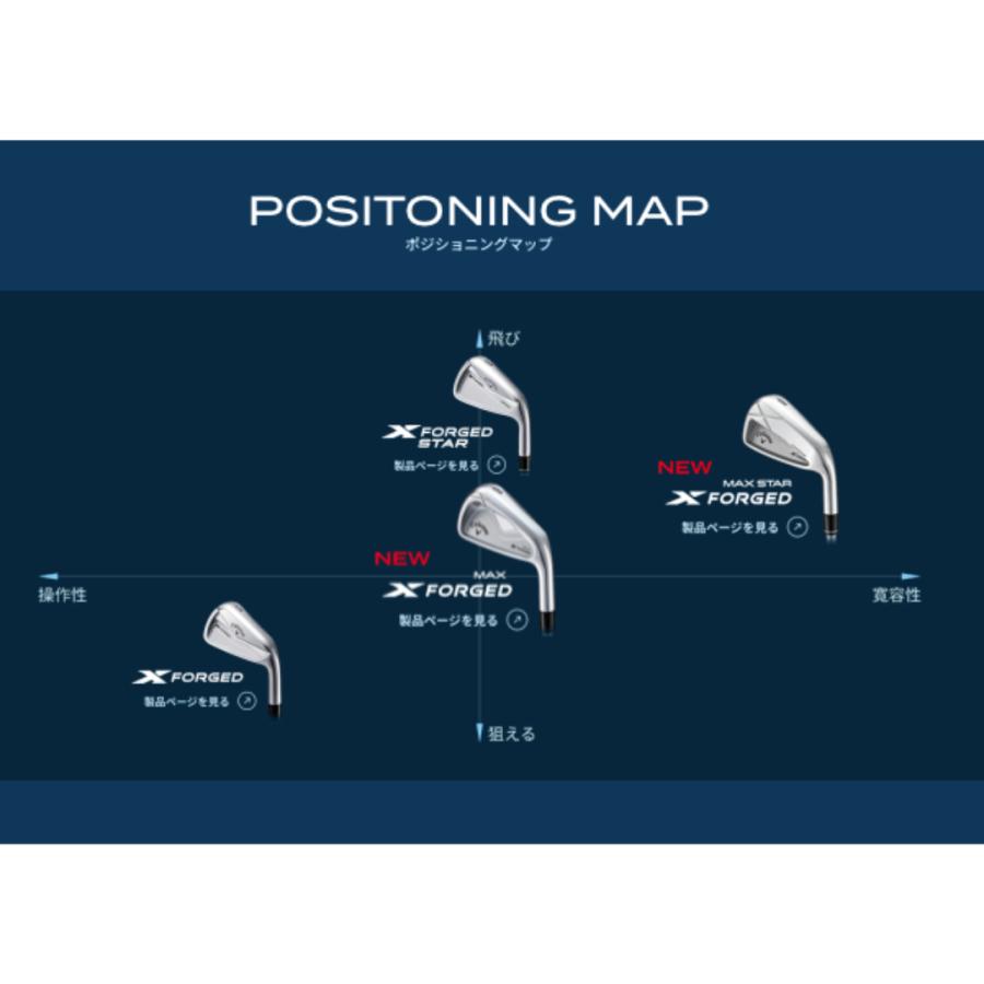 Callaway（キャロウェイ） 最新 2025 X FORGED MAX STAR アイアン 6番