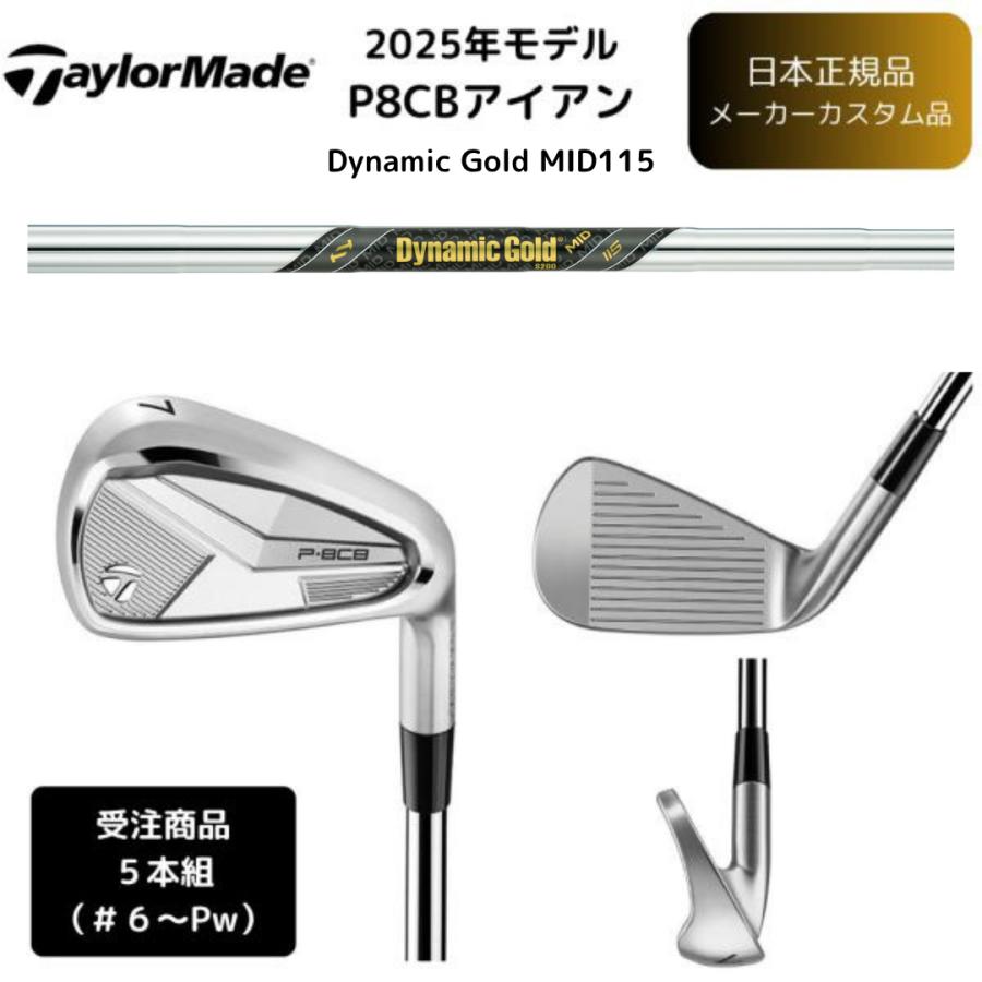 TaylorMade（テーラーメイド） 【受注商品】2025最新 P8CB アイアン 6