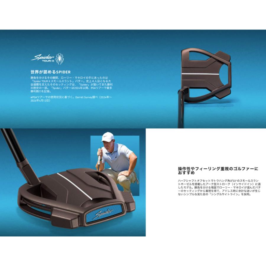 TaylorMade（テーラーメイド） 2026最新 Spider TOUR X TORCHED