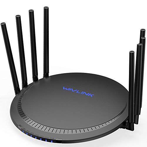 WAVLINK Wi-Fi 無線LAN ルーター トライバンド 11ac AC3000 1733+867+400Mbps 8本強力なアンテナ