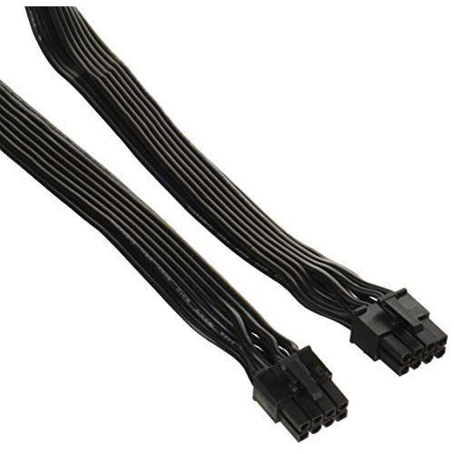SilverStone シルバーストーン 製 電源 専用 8ピンコネクタ EPS ⇔ PCIe 変換 ケーブル フルフラット式 モジュラーケ|smiley-shop-1st|02
