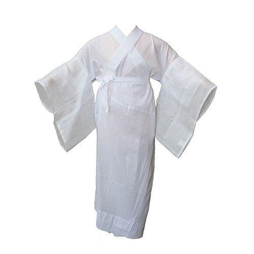 きもの京香 洗える長襦袢 仕立て上がり 単衣 夏用 M L LL 綿麻楊柳生地 消臭・防臭加工済み (M)