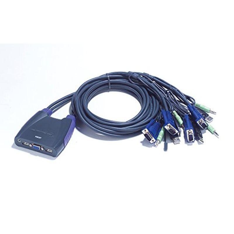 ATEN 4ポート USB ケーブルKVM CS64US USB ATEN 4ポート ケーブルKVM CS64US 　