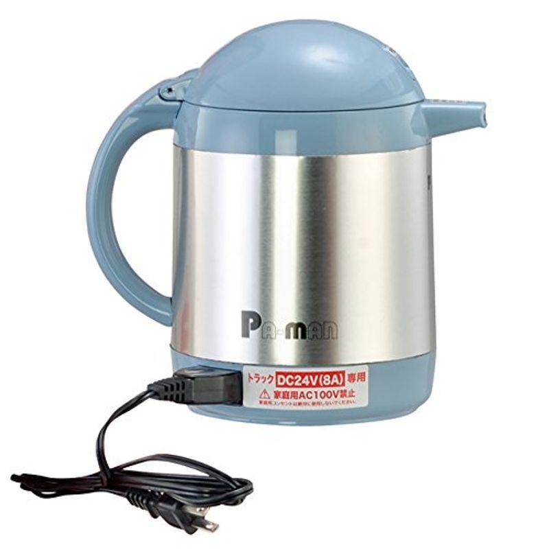 半額sale 湯沸かしポット Pa Man Dc24v トラック 湯沸かし器 カーポット 電気ケトル 車載 Pep247 700ml オートストップ機能付 キッチン家電 Www Reinnec Cl