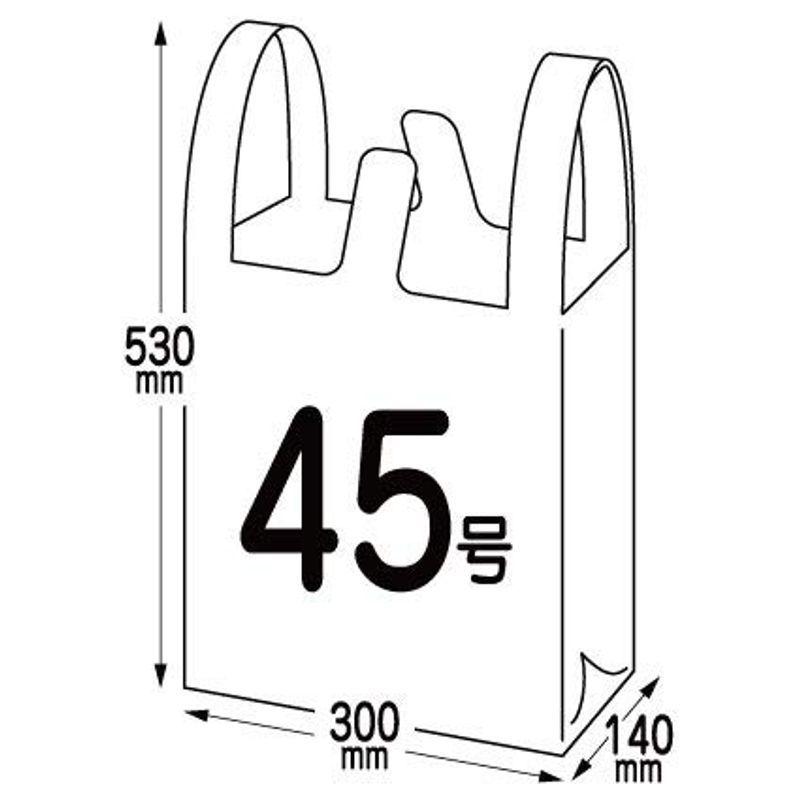 SALE／60%OFF】【SALE／60%OFF】バイオマスプラステック使用レジ袋 45