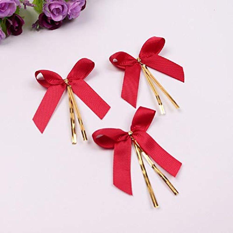ラッピング リボン テープ 蝶結び 50個セット クリスマスツリー 飾り ラッピングタイ リボン付 手芸 工芸品 Diy用 装飾 バレンタイ Smiley Shop 1st 通販 Yahoo ショッピング