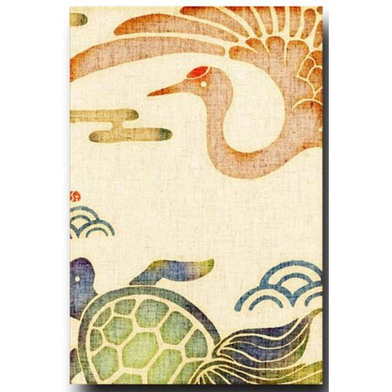 和風ポストカード 染絵風 鶴亀 めでたいイラスト年賀状 和道楽 000 Smiley Shop 1st 通販 Yahoo ショッピング