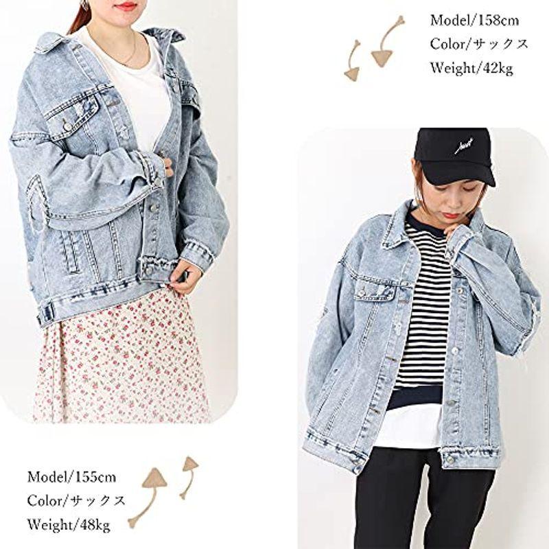 驚きの価格 大きいサイズ デニムジャケット ボーイフレンド風 羽織り ゆったり レディース Gジャン ダメージ加工 オーバーサイズ コー 冬 秋 韓国系 Gジャン デニム Www Pathwaysfl Org