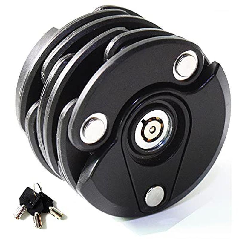 自転車 リフレクター付きチェーンロック 鍵式